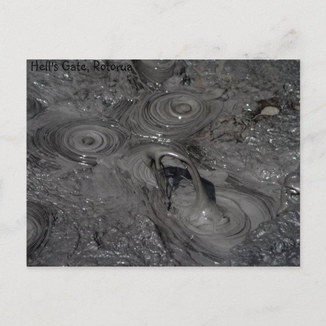 Cartão Postal Piscina de Portão do Inferno (Frente)