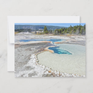 Cartão Postal Piscina dupla, Parque Nacional Yellowstone