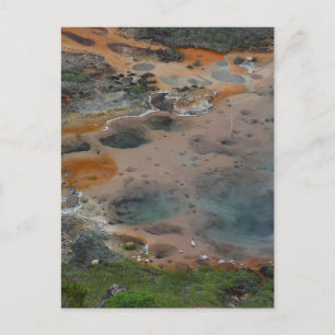 Cartão Postal Piscinas Hidrotermais Yellowstone Artists Dor