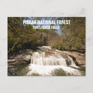 Cartão Postal Pisgah National Forest North Carolina Waterfall