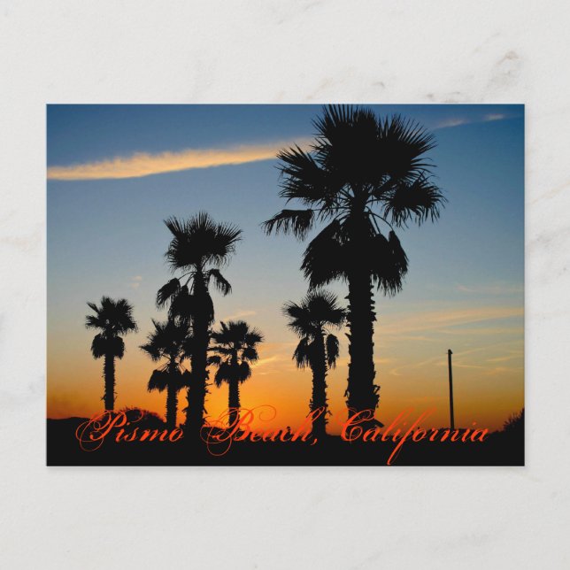 Cartão Postal Pismo Beach, Califórnia (Frente)