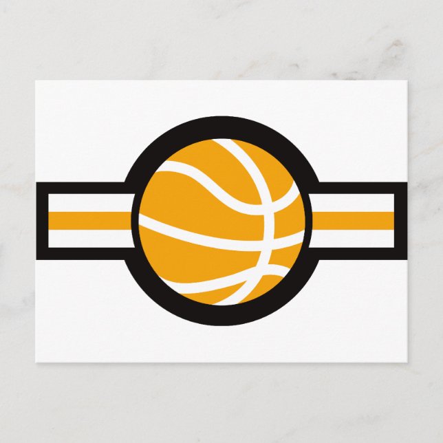 Cartão Postal pista de basquetebol (Frente)