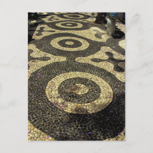 Cartão Postal Pista de Pebble Art: Funchal, Madeira (Portugal)