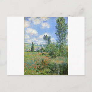 Cartão Postal Pista nos campos da papoila - Claude Monet