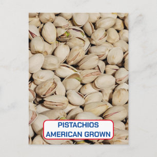 Cartão Postal Pistácios, American Grown