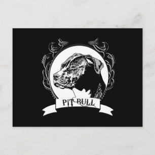 CARTÃO POSTAL PIT BULL