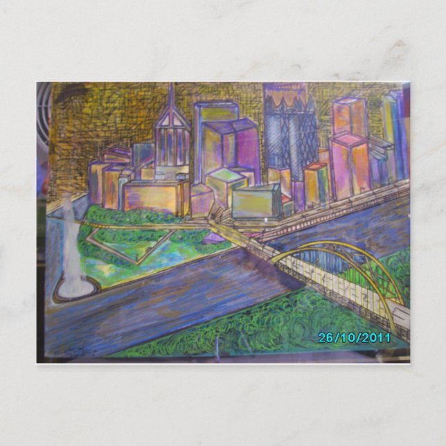 Cartão Postal Pittsburgh (Frente)