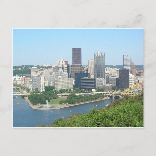 Cartão Postal Pittsburgh (Frente)