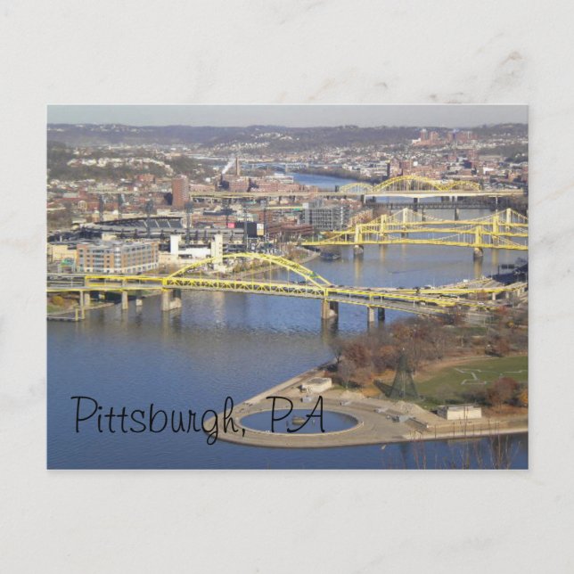 Cartão Postal pittsburgh (Frente)