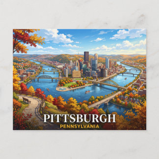 Cartão Postal Pittsburgh Pensilvânia