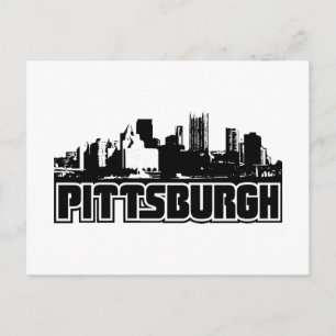 Cartão Postal Pittsburgh Skyline