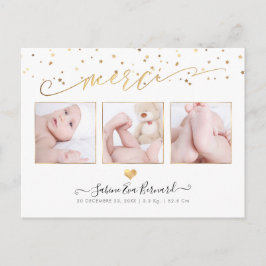 Cartão Postal PixDezines les Étoiles D'or Remerciments