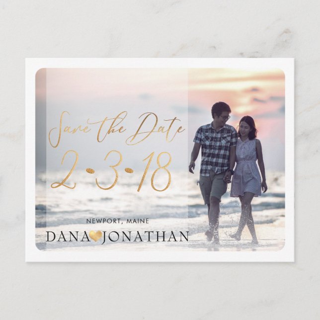 Cartão Postal PixDezines Salve o Script Manuscrito Data/Legal (Frente)