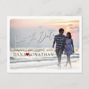 Cartão Postal PixDezines Salve o Script Manuscrito Data/Legal