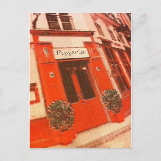 Cartão Postal Pizza (Frente)