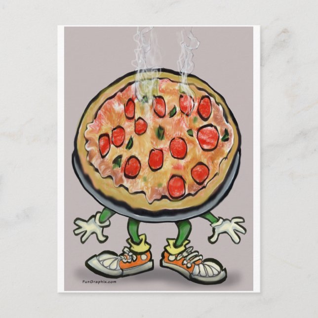 Cartão Postal Pizza (Frente)