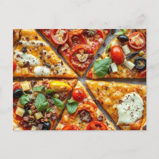 Cartão Postal Pizza (Frente)