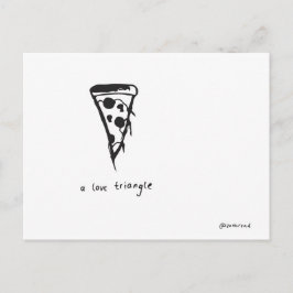 cartão postal pizza