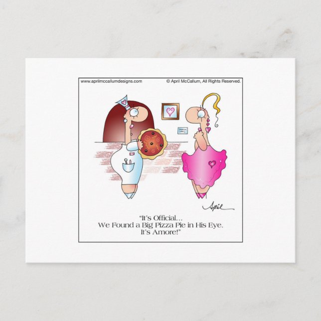 Cartão postal PIZZA BIG em abril McCallum (Frente)