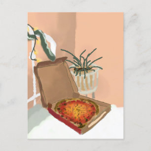 Cartão Postal Pizza de Natal