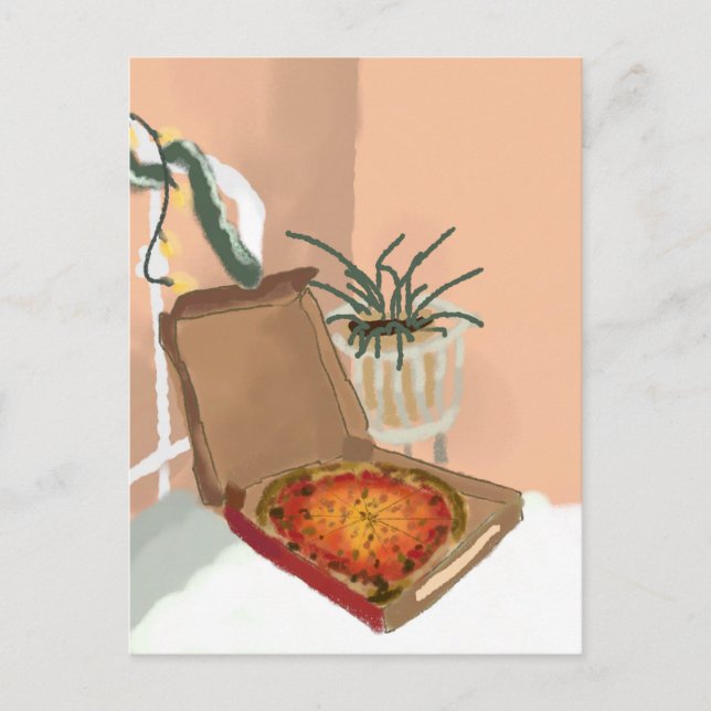 Cartão Postal Pizza de Natal (Frente)