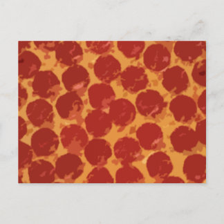 Cartão Postal Pizza de Pepperoni