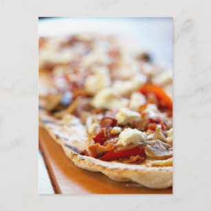 Cartão Postal pizza italiana tradicional
