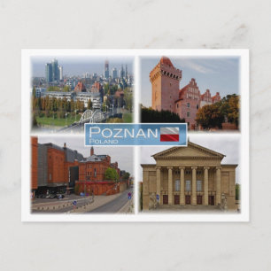 Cartão Postal PL Polônia - Poznan -
