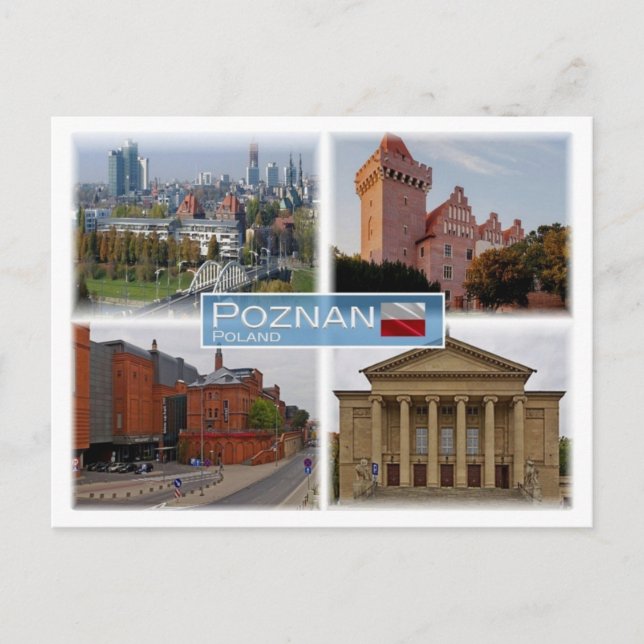 Cartão Postal PL Polônia - Poznan - (Frente)