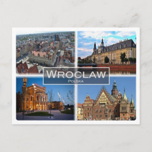 Cartão Postal PL Polônia - Wroclaw -