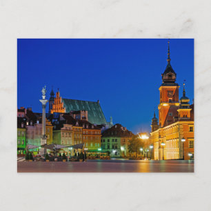 Cartão Postal Plac Zamkowy Polônia