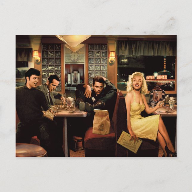 Cartão Postal Placa azul (Frente)