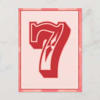 Cartão Postal Placa de banner de tipografia com número de Xadrez