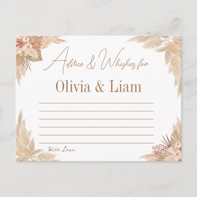 Cartão Postal Placa de Chá de panela de Conselhos e Desejos de G (Frente)