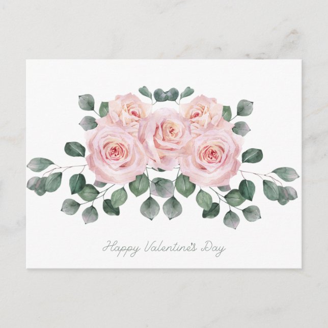 Cartão Postal Placa de dia de os namorados "Feliz dia de os namo (Frente)