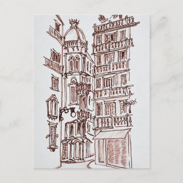 Cartão Postal Placa de Manises na Cidade Antiga | Valência, Espa (Frente)