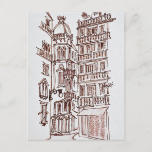 Cartão Postal Placa de Manises na Cidade Antiga   Valência, Espa