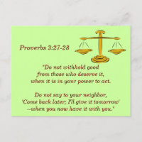 Placa de memória versa de Bíblia 3:27-28