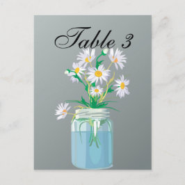 Cartão Postal Placa de Mesa Summer Daisies