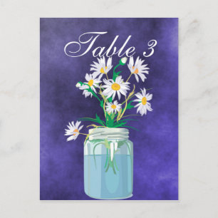 Cartão Postal Placa de Mesa Summer Daisies