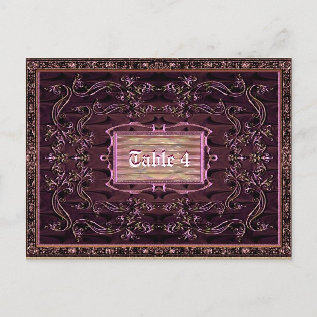 Cartão Postal Placa de Mesa Triomphe L Liza (Frente)