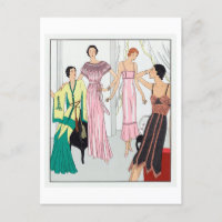 Placa de Moda de 1920 para Slips e Robes