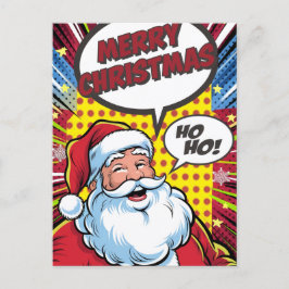 CARTÃO POSTAL PLACA DE NATAL DE ESTILO DO HISTÓRIA EM QUADRINHOS