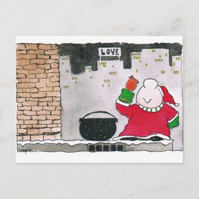 Cartão Postal Placa de papais noeis ziggy 2020 (Frente)