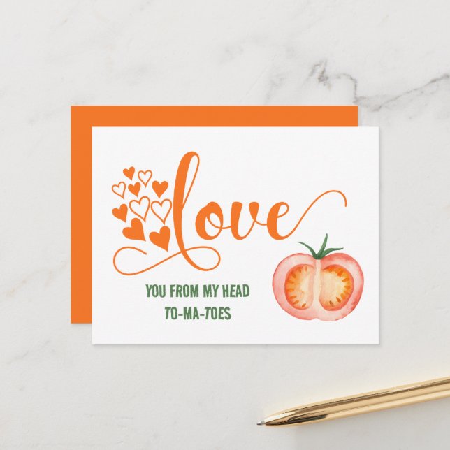 Cartão Postal Placa de Piada Engraçada Com Dia de os namorados C (Frente/Verso In Situ)