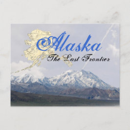 Cartão Postal Placa de Posto Alaska Mount McKinley