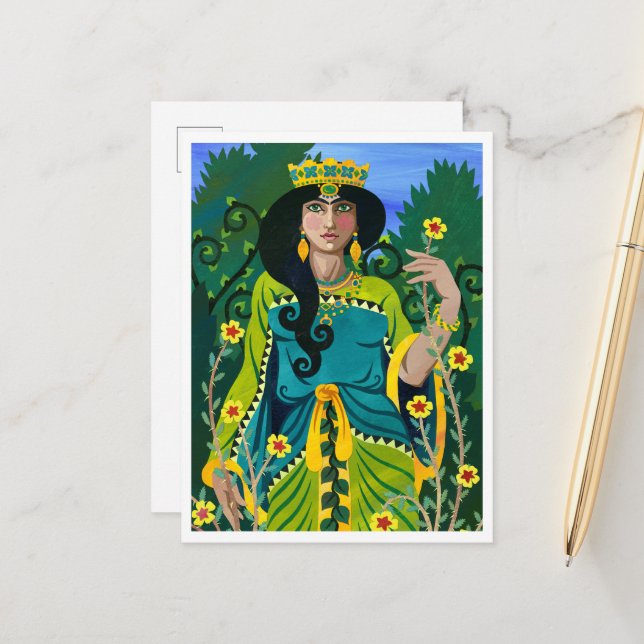 Cartão Postal Placa de Posto Ameretat (Frente/Verso In Situ)