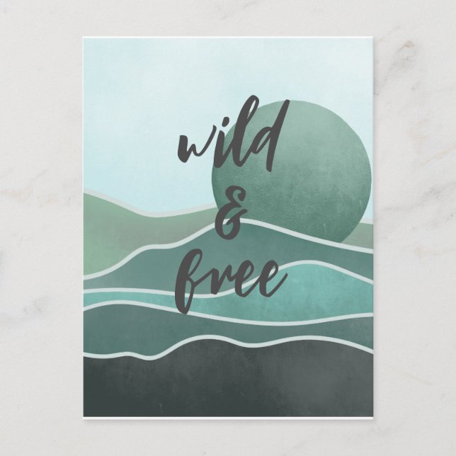 Cartão Postal Placa de Posto Boho Aestésico 030 (Frente)