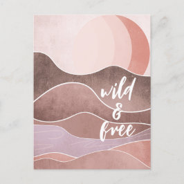 Cartão Postal Placa de Posto Boho Aestésico 031