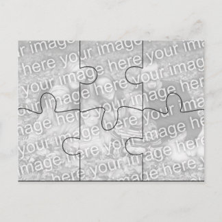 Cartão Postal Placa de Posto de Fotografia Personalizada "Mock"